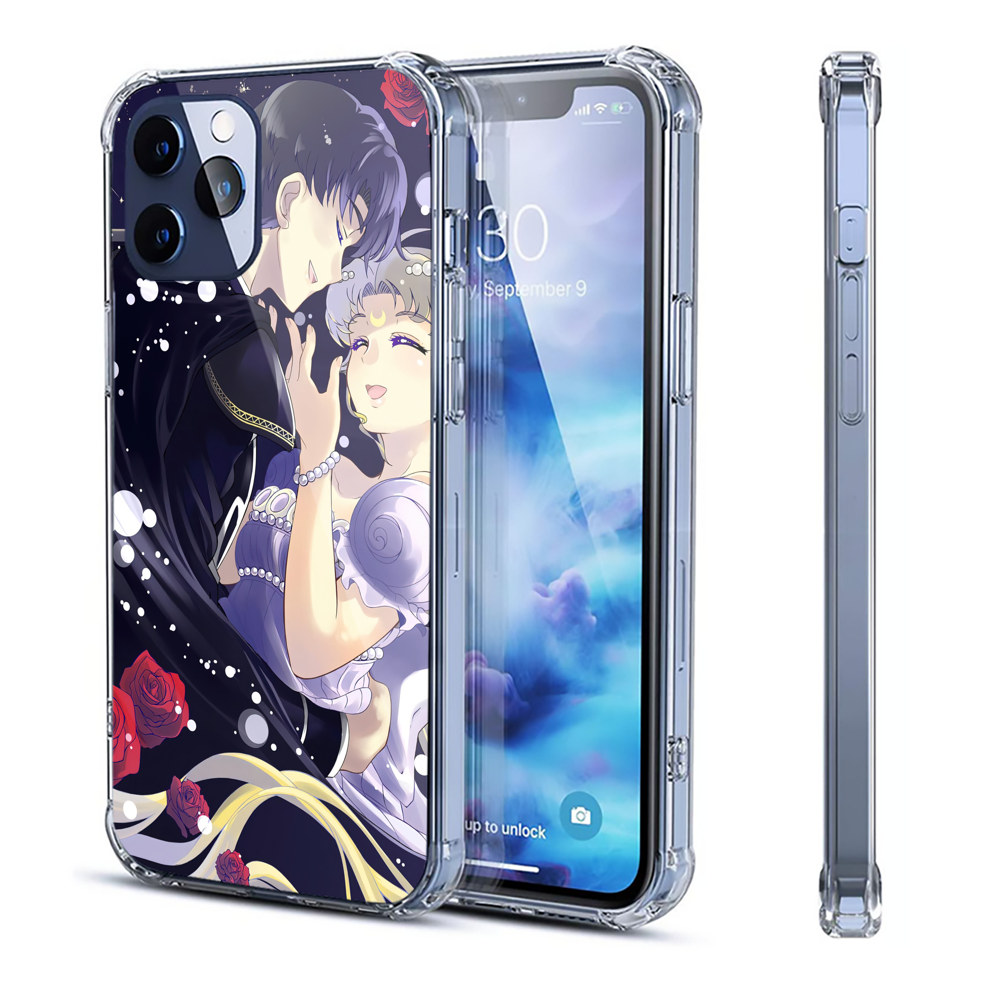 （画像用） 美少女戦士セーラームーン Sailor Moon 【iPhone 12シリーズ対応】透明スマホケース（クリアソフトケース）